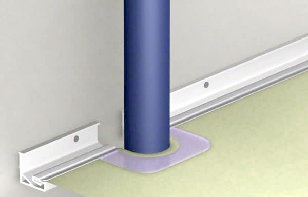 комплектующие для натяжных потолков - обход труб, колонн и опор