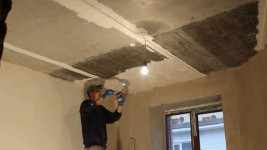 как подготовить потолок под натяжной потолок