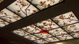 натяжные потолки в японском стиле